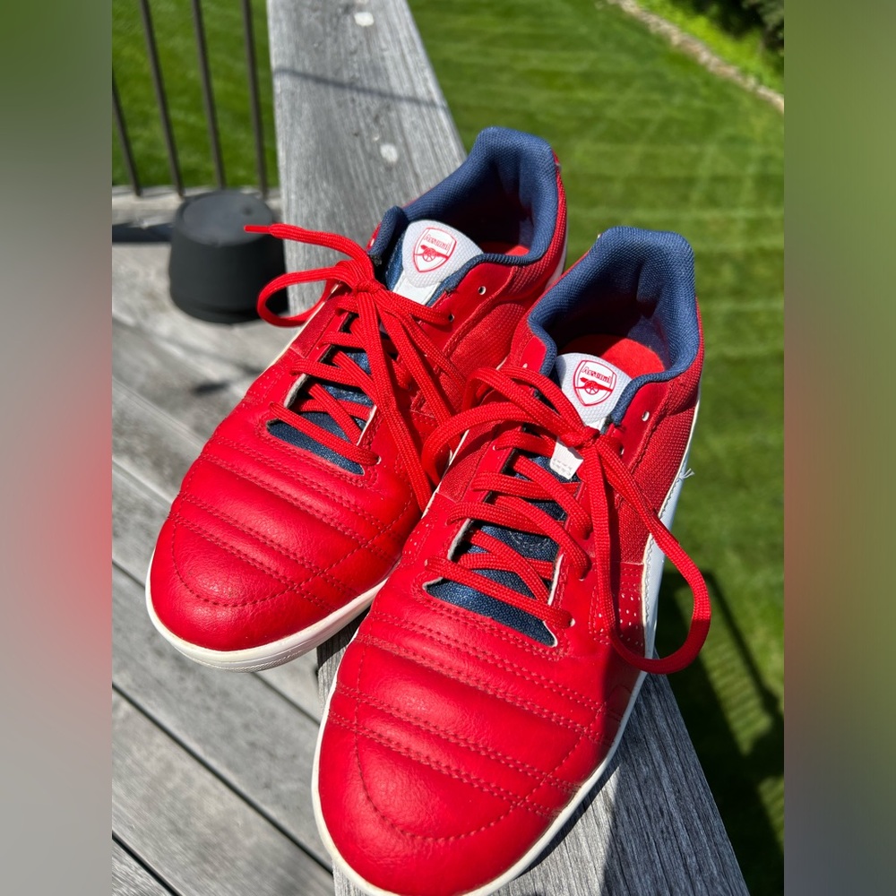 Puma Mens Red Arsenal Sneakers